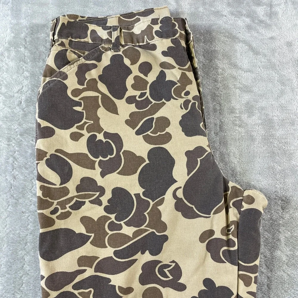 Vintage Walls Blizzard Pruf Pants Mens 38 Insulated Duck Camo Thinsulate USA